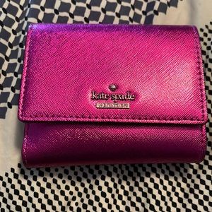 Hot pink Kate Spade wallet
